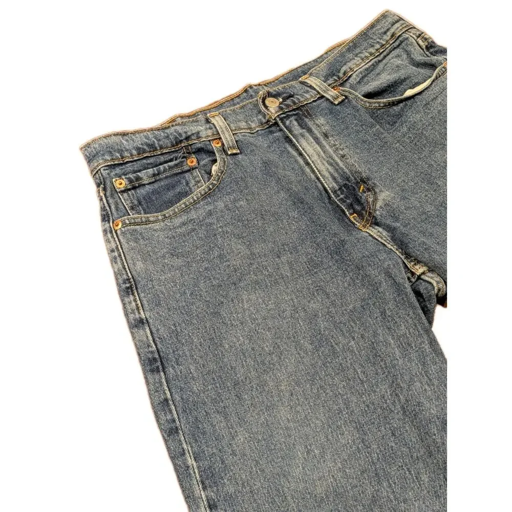 Levi’s 502 Jeans Mens 32x32 Blue Denim Regular Taper Fit Medium Wash